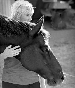 Jennifer Pitts and horse